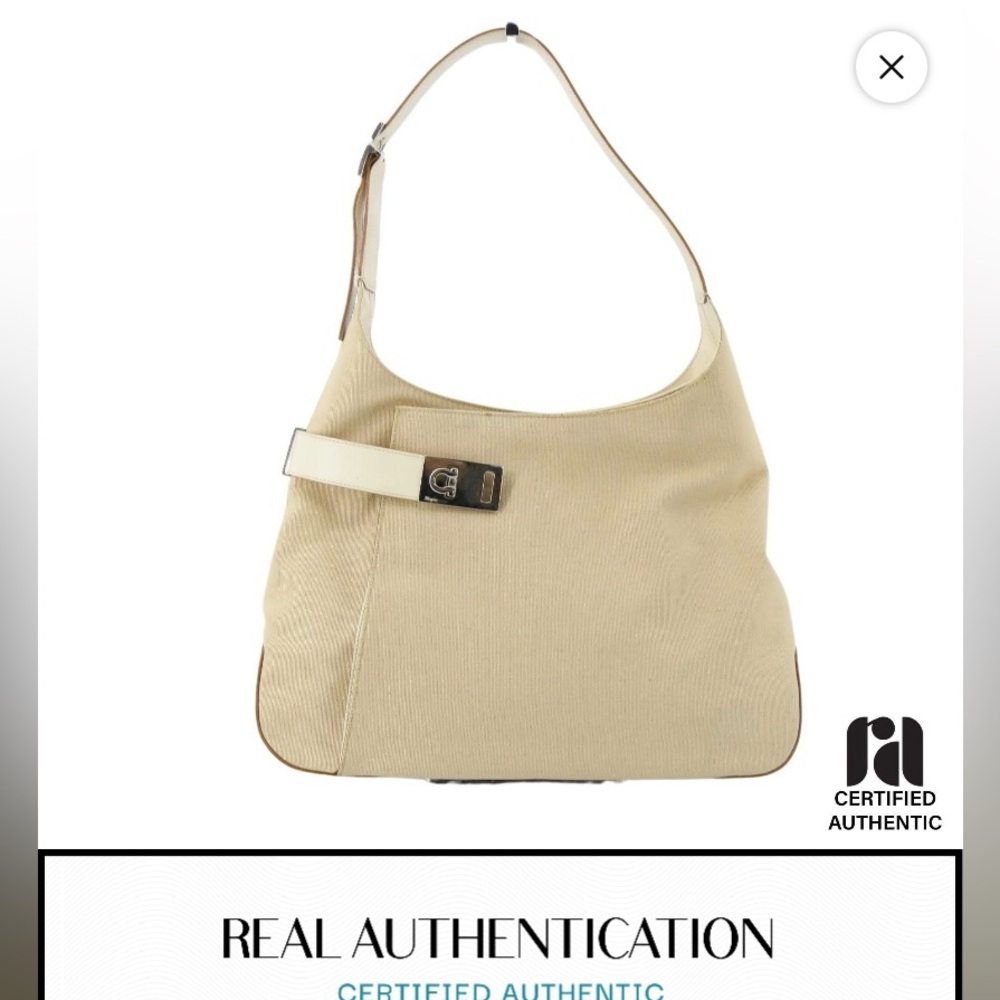 Salvatore Ferragamo Gancini Purse with COA